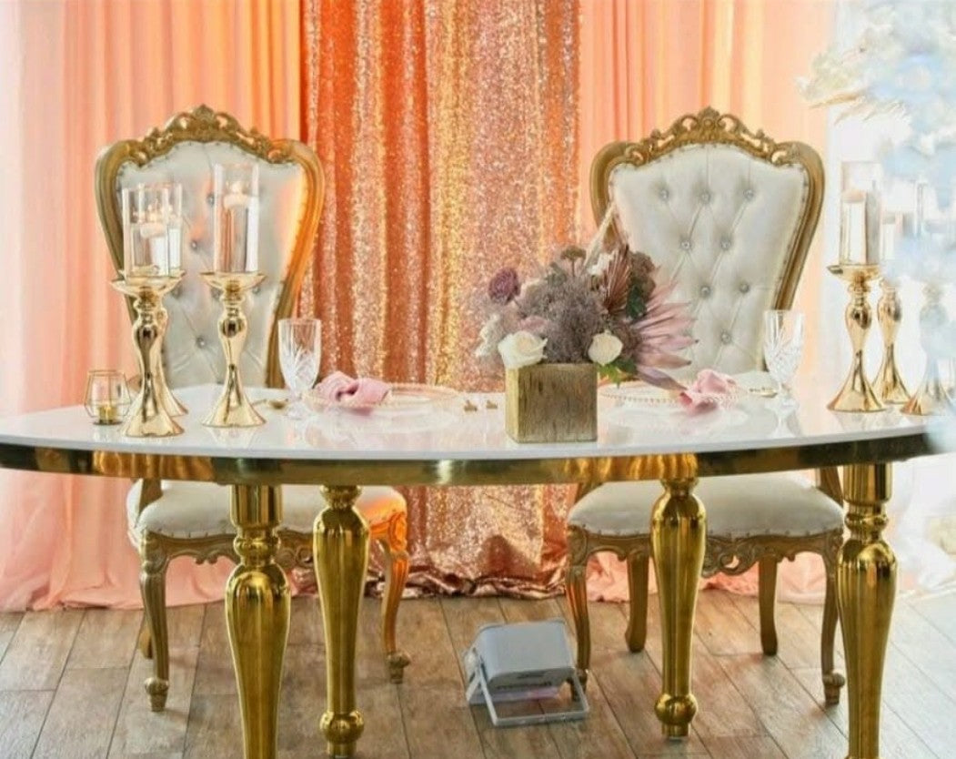 Sweetheart Royal Table and Chair Package (For 2 People)